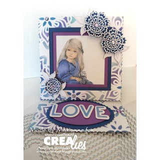 (CLNestXXL124)Crealies Crea-nest-dies XXL Squares with inverted scallop