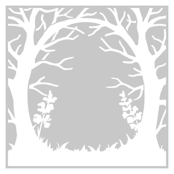 (CC-STP-STEN-MIYH)Crafter's Companion Silhouette Magic Is in Your Heart Stamp & Stencil