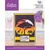 (CC-STP-STEN-STAL)Crafter's Companion Silhouette Strength and Love Stamp & Stencil