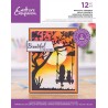 (CC-STP-STEN-BEAM)Crafter's Companion Silhouette Beautiful Moments Stamp & Stencil