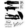 (CC-STP-STEN-YATO)Crafter's Companion Silhouette You are the One Stamp & Stencil