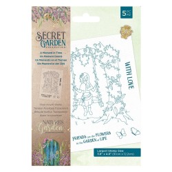 (NG-SG-ST-AMIT)Crafter's Companion Secret Garden Collection Clear Stamps A Moment in Time