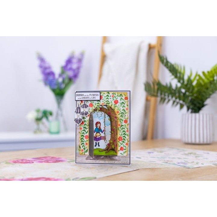 (NG-SG-ST-AMIT)Crafter's Companion Secret Garden Collection Clear Stamps A Moment in Time