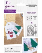 (GEM-STD-WINFS)Gemini Winter Forest Scene Stamp & Die