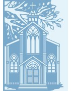 (GEM-MD-INT-VCHA)Gemini Village Chapel Intri lace Dies