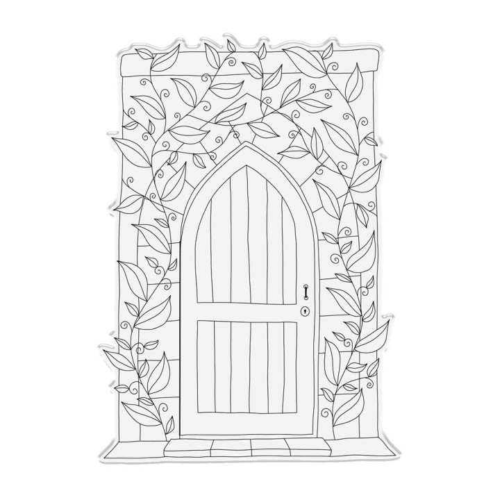 (NG-SG-STD-ENDO)Crafter's Companion Secret Garden Collection Stamp & Die Enchanted Door