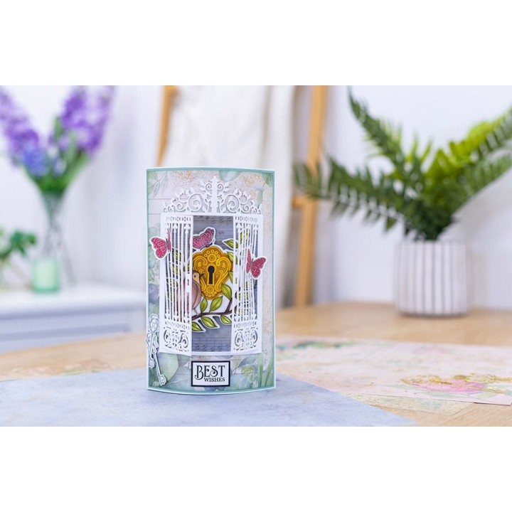 (NG-SG-MD-GTTG)Crafter's Companion Secret Garden Collection Metal Die Gateway to the Garden
