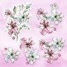 (CC-DTPAD-BEALI)Crafter's Companion Beautiful Lilies Die-Cut Decoupage Topper Pad