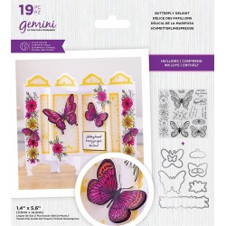 (GEM-STD-BDEL)Gemini Butterfly Delight Stamp & Die