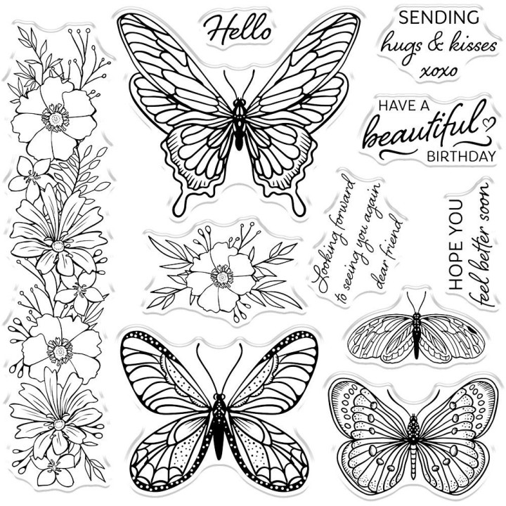 (GEM-STD-BDEL)Gemini Butterfly Delight Stamp & Die