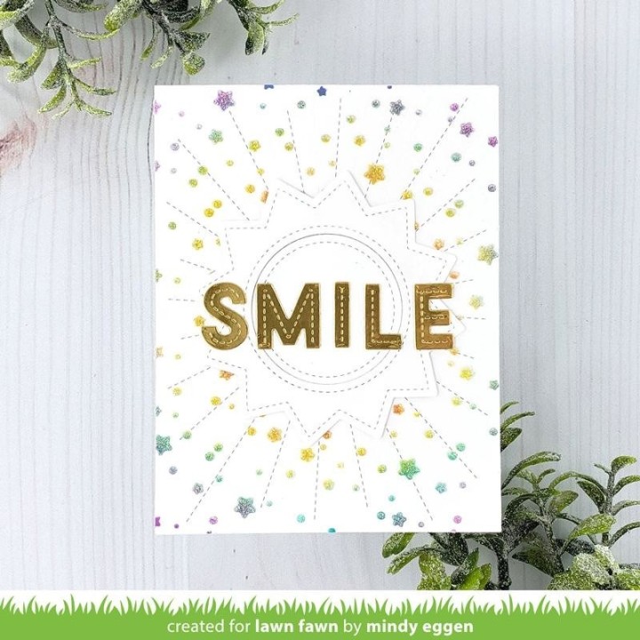 (LF2532)Lawn Fawn Sunburst Backdrop Dies