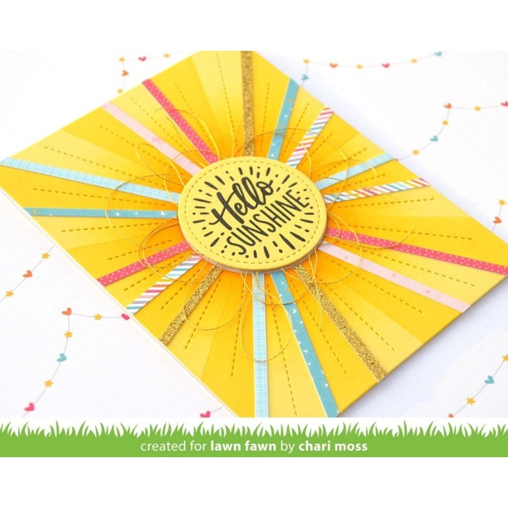 (LF2532)Lawn Fawn Sunburst Backdrop Dies