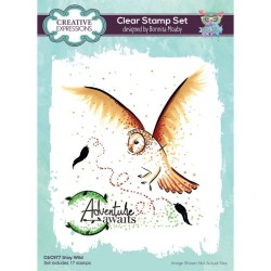 (CEC977)Creative Expressions Clear stamp set Stay wild