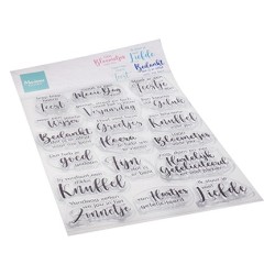 (CS1087)Clear stamp Lieve teksten