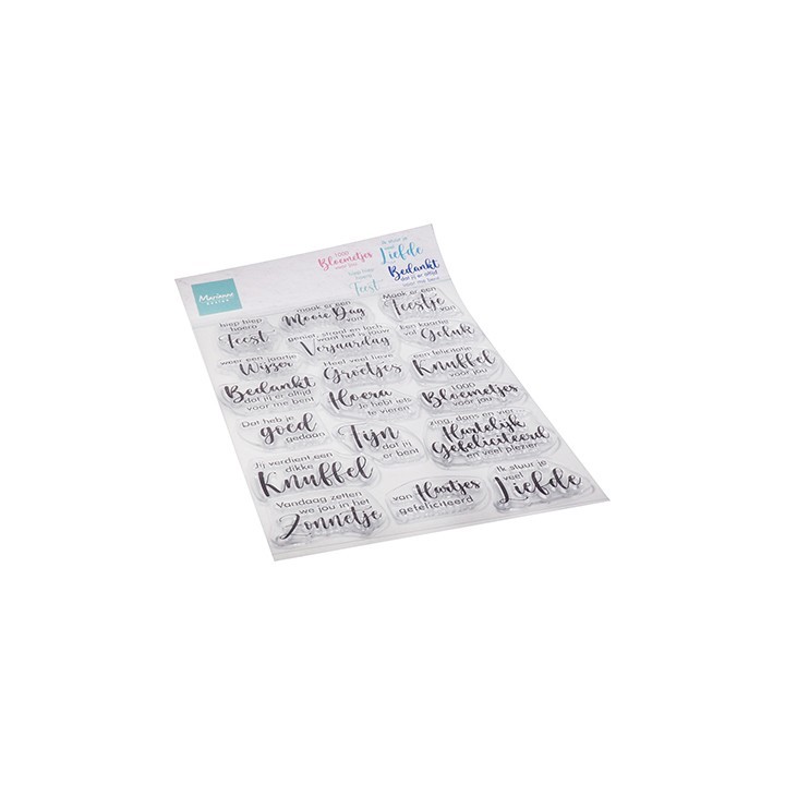 (CS1087)Clear stamp Lieve teksten