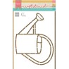 (PS8113)Marianne Design Mask stencil Watering can by Marleen