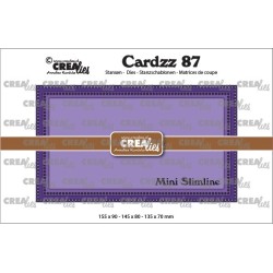 (CLCZ87)Crealies Cardzz no 87 Mini Slimline G