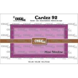 (CLCZ92)Crealies Cardzz no 92 Mini Slimline L