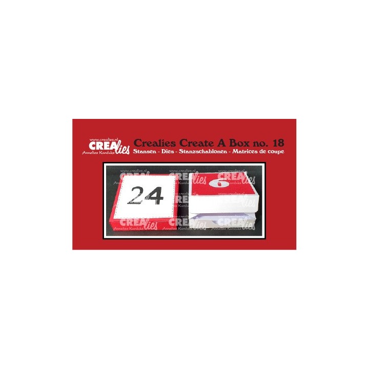 (CCAB18)Crealies Create A Box no. 18 Adventdoosje