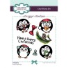 (UMSDB072)Creative Expressions Clear stamp Designer boutique Penguin baubles A6