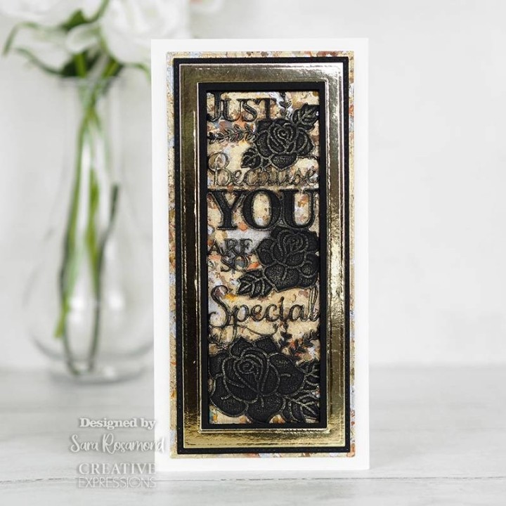 (CED1267)Creative Expressions Sue Wilson Craft Die Slimline All-In-One You Are So Special