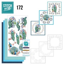 (STDO172)Stitch and Do 172 - Amy Design - Colourful Feathers