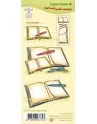 (55.7743)Clear stamp combi An open book