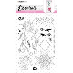 (SL-ES-STAMP119)Studio light  SL Clear stamp Quirky long flowers Essentials nr.119