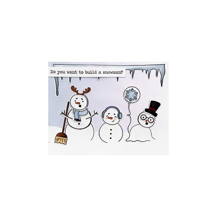 (SL-SS-SCD19)Studio Light SL Cutting Die Snowman Sweet Stories nr.19