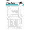 (SL-ES-CD114)Studio Light SL Cutting Die Matchbox Essentials nr.114