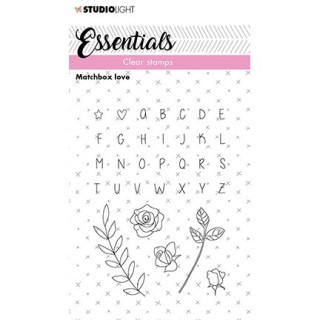 (SL-ES-STAMP142)Studio light  SL Clear stamp Matchbox Love Essentials nr.142
