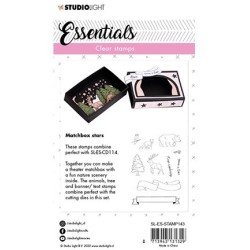 (SL-ES-STAMP143)Studio light  SL Clear stamp Matchbox Stars Essentials nr.143