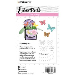 (SL-ES-STAMP145)Studio light  SL Clear stamp Exploding box Essentials nr.145