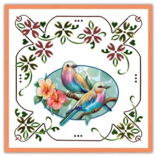 (DODO219)Dot and Do 219 - Amy Design - Colourful Feathers