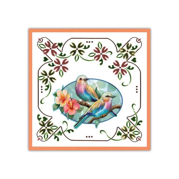 (DODO219)Dot and Do 219 - Amy Design - Colourful Feathers