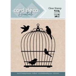 (CDECS081)Card Deco Essentials Clear Stamps - Birdcage