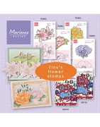 (TC0892)Clear stamp & die set Tiny's Flowers - Dahlia