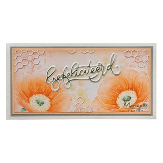 (TC0893)Clear stamp & die set Tiny's Flowers - Anemone