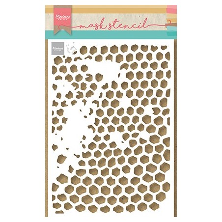 (PS8116)Marianne Design Mask stencil Tiny's Honeycombe