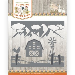 (PM10223)Dies - Precious Marieke - Cuddling on the Farm - Farm Landscape