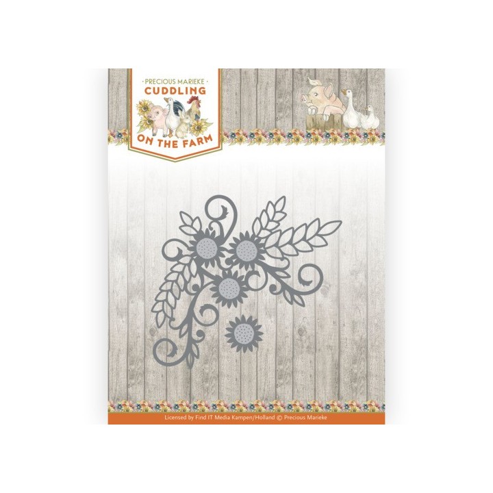 (PM10228)Dies - Precious Marieke - Cuddling on the Farm - Wheat Corner