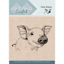 (CDECS082)Card Deco Essentials Clear Stamps - Pig