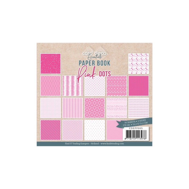 (CDEPP005)Card Deco Essentials - Paperbook - Pink