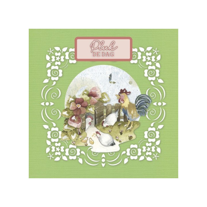(DODOOC10017)Dot and Do on Colour 17 - Cuddling on the farm