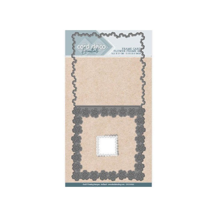 (CDCD10022)Card Deco Essentials Frame Dies - Flower Frame 4K