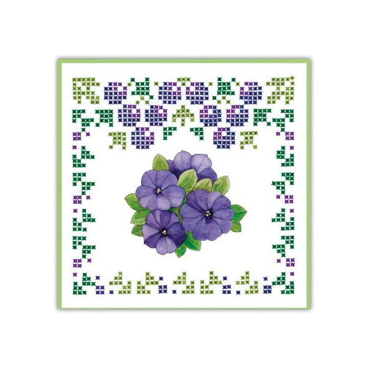 (SPDO070)Sparkles Set 70 - Jeanine's Art - Purple Flowers