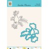 (HDCS018)Snellen Design Clearstamp +dies  - Garden flowers serie Vicia Sempium (Heggewikke)