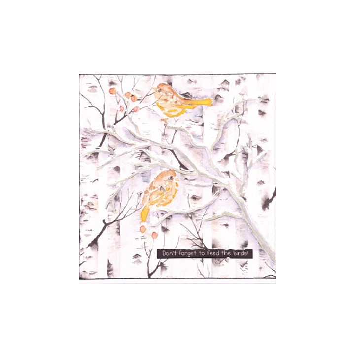 (SL-WG-MASK88)Studio light stencil Winter elements Winter Garden nr. 88