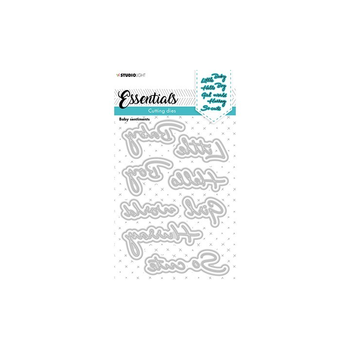 (SL-ES-CD169)Studio Light SL Cutting Die Baby sentiments Essentials nr.169
