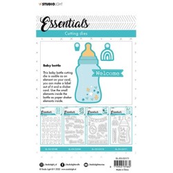 (SL-ES-CD171)Studio Light SL Cutting Die Baby bottle Essentials nr.171